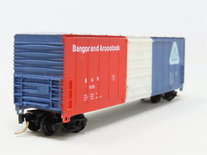 N Scale Life-Like 7731 BAR Bangor & Aroostook 50' Single Door Box Car #9125