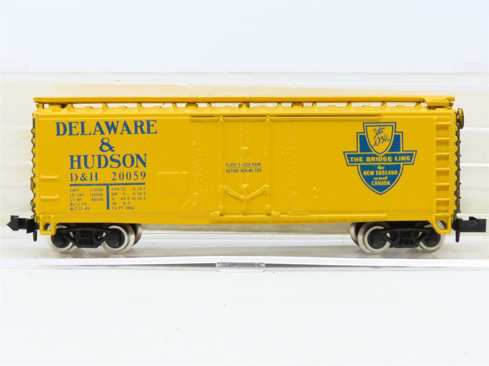 N Scale Atlas 3310 D&H Delaware & Hudson 40' Box Car #20059