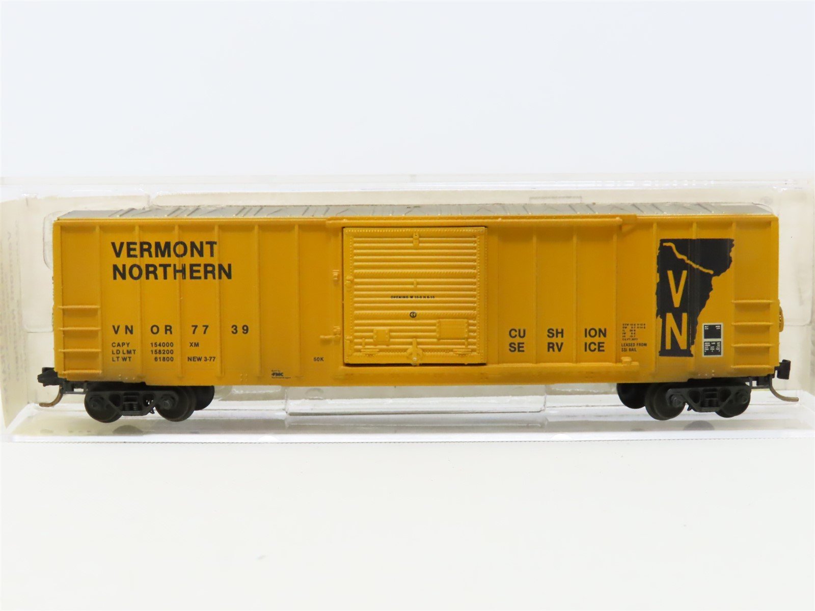 N Scale Kadee Micro-Trains MTL 25420 VNOR Vermont Northern 50' Box Car #7739