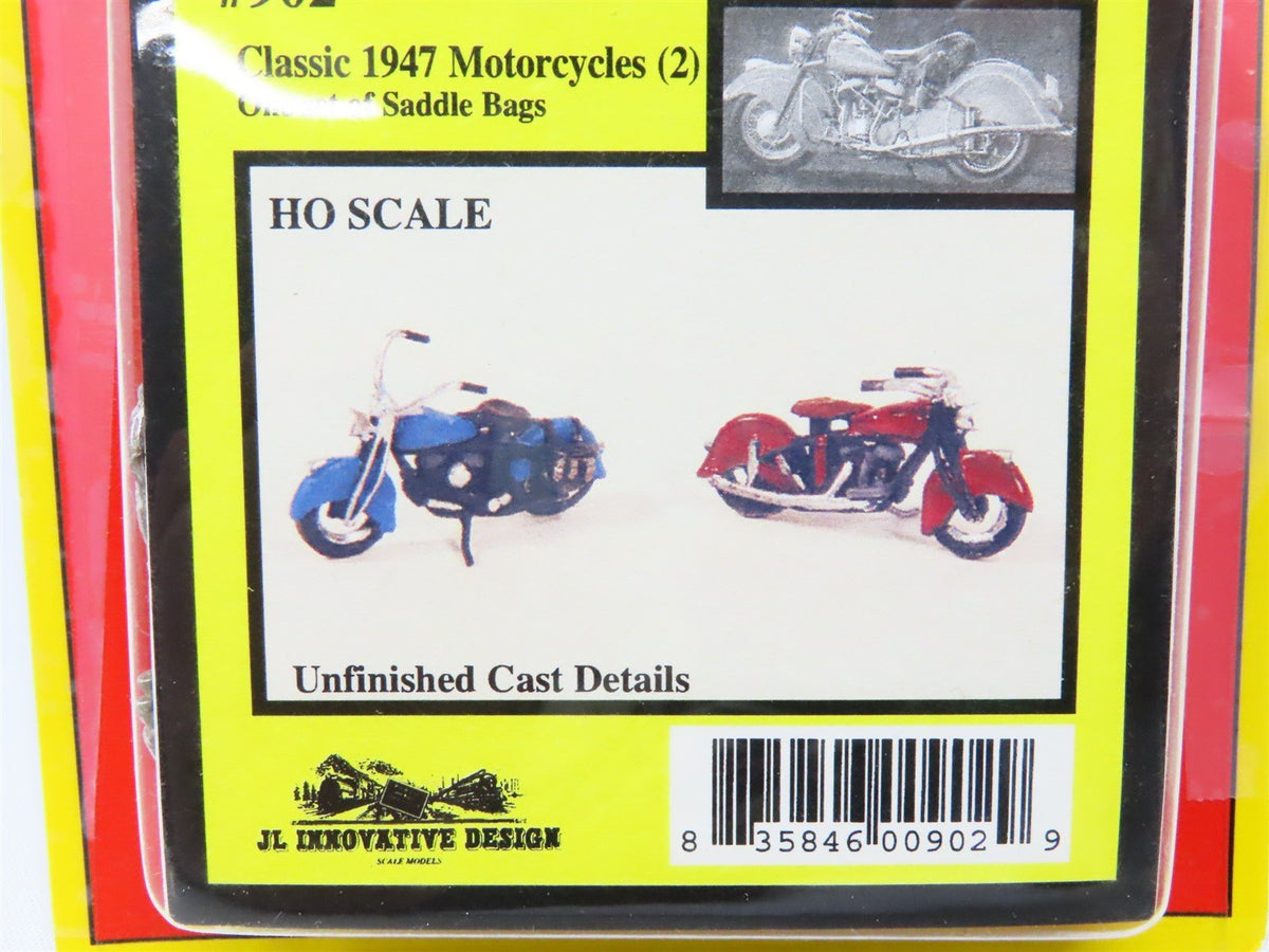 HO 1/87 Scale JL Innovative Design #902 Unfinished Classic 1947 Motorcycles (2)