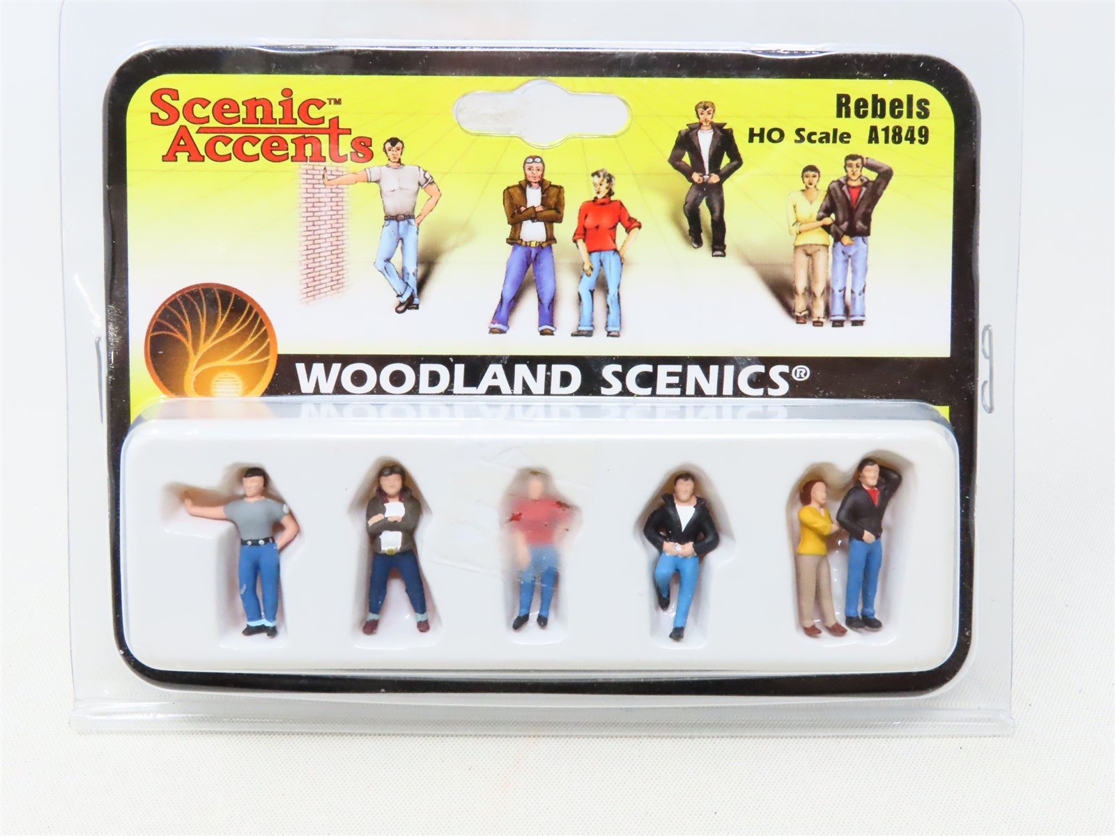 HO 1/87 Scale Woodland Scenics Scenic Accents #A1849 Rebels 5-Figure Set