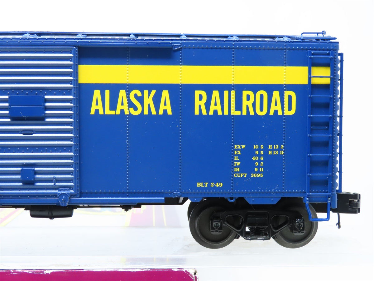 O Gauge 3-Rail MTH 20-93627 ARR Alaska 40&#39; AAR Boxcar #10485