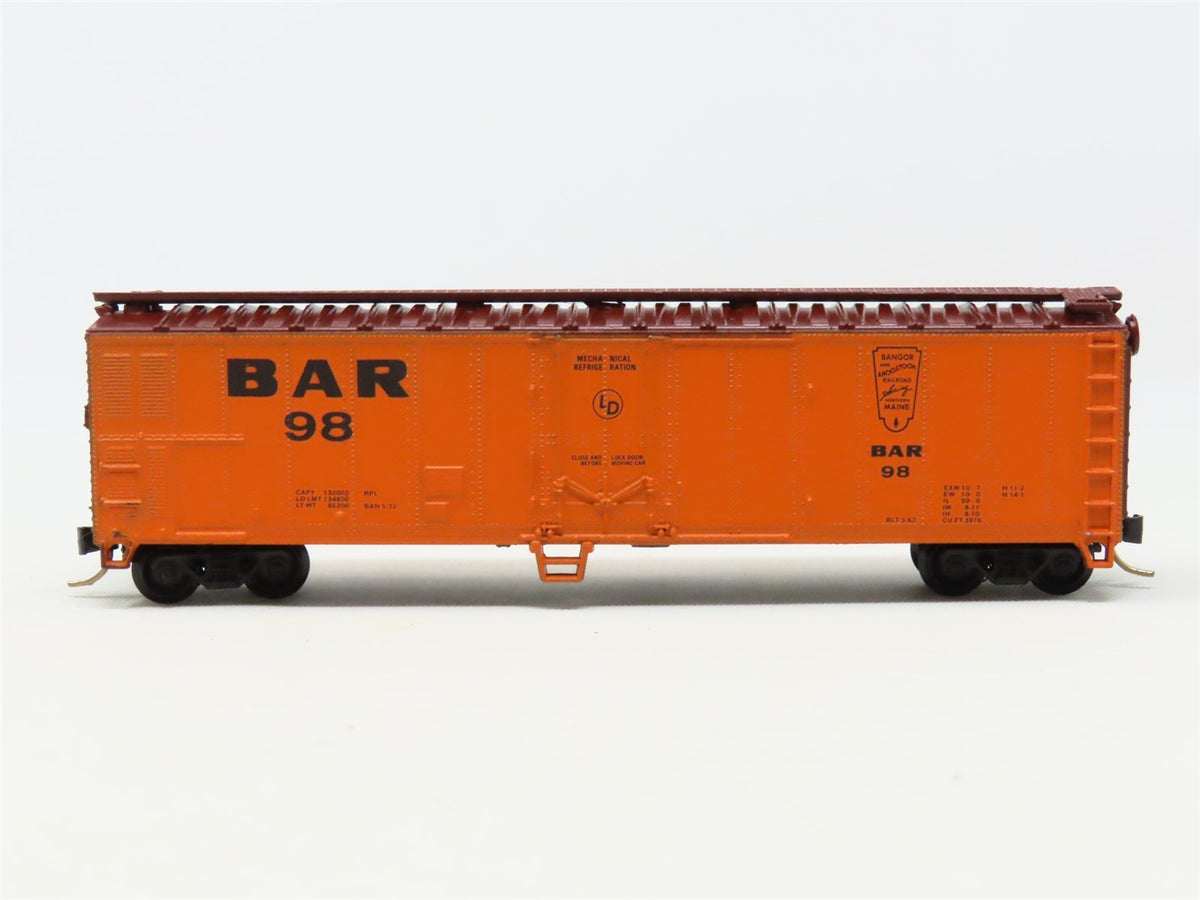 N Scale Atlas 3652 BAR Bangor &amp; Aroostook 50&#39; Mechanical Reefer #98