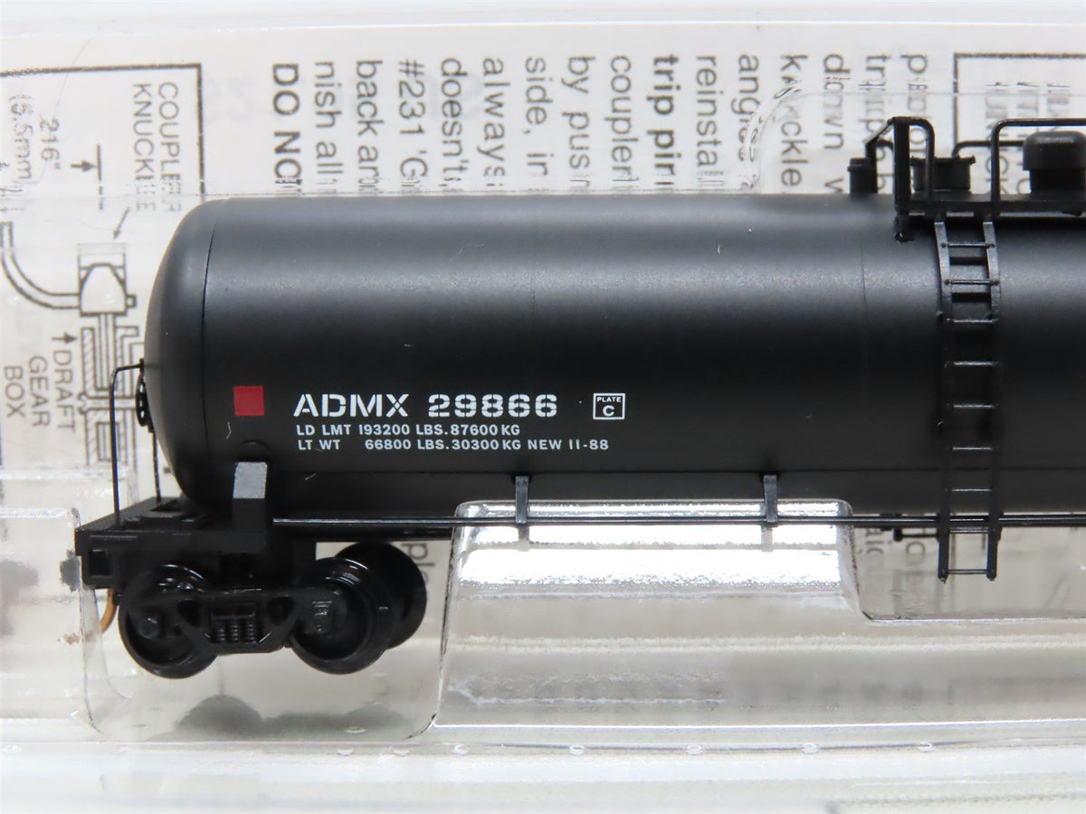 N Scale Micro-Trains MTL 110020 ADMX ADM Transportation 56&#39; Tank Car #29866