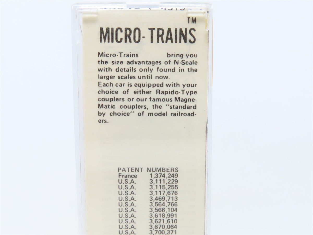 N Scale Kadee Micro-Trains MTL #43040 GN Great Northern 40&#39; Box Car #3287