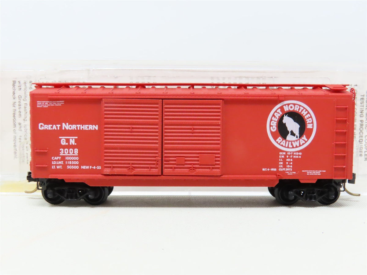 N Kadee Micro-Trains MTL #23060 GN Great Northern 40&#39; Double Door Box Car #3008