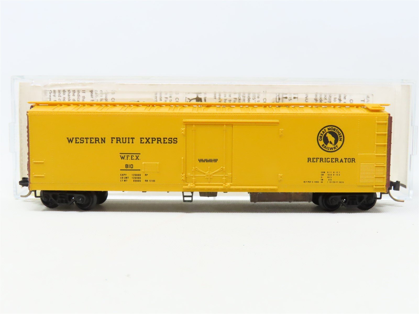 N Kadee Micro-Trains MTL #69010 WFEX GN Great Northern Mechanical Reefer #810