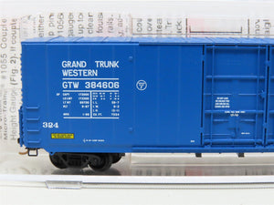 N Scale Micro-Trains MTL 102080 GTW Grand Trunk Western 60' Box Car #384606