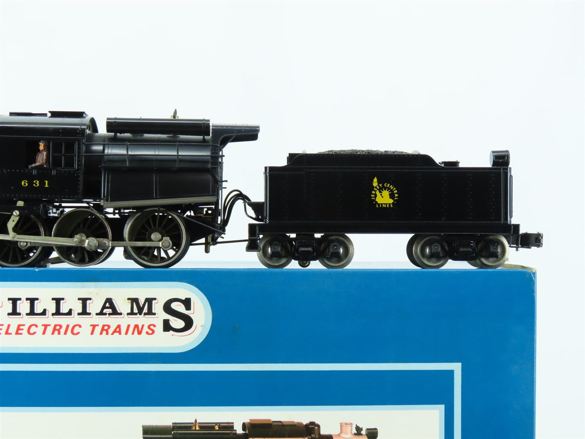 O Gauge 3-Rail Williams 5015 CNJ Jersey Central 4-6-0 Steam Loco #631 BRASS