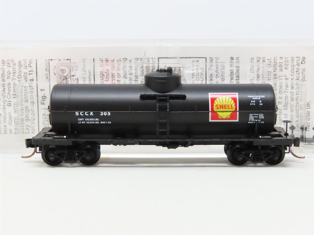 N Scale Micro-Trains MTL 65520 SCCX Shell 39&#39; Single Dome Tank Car #305