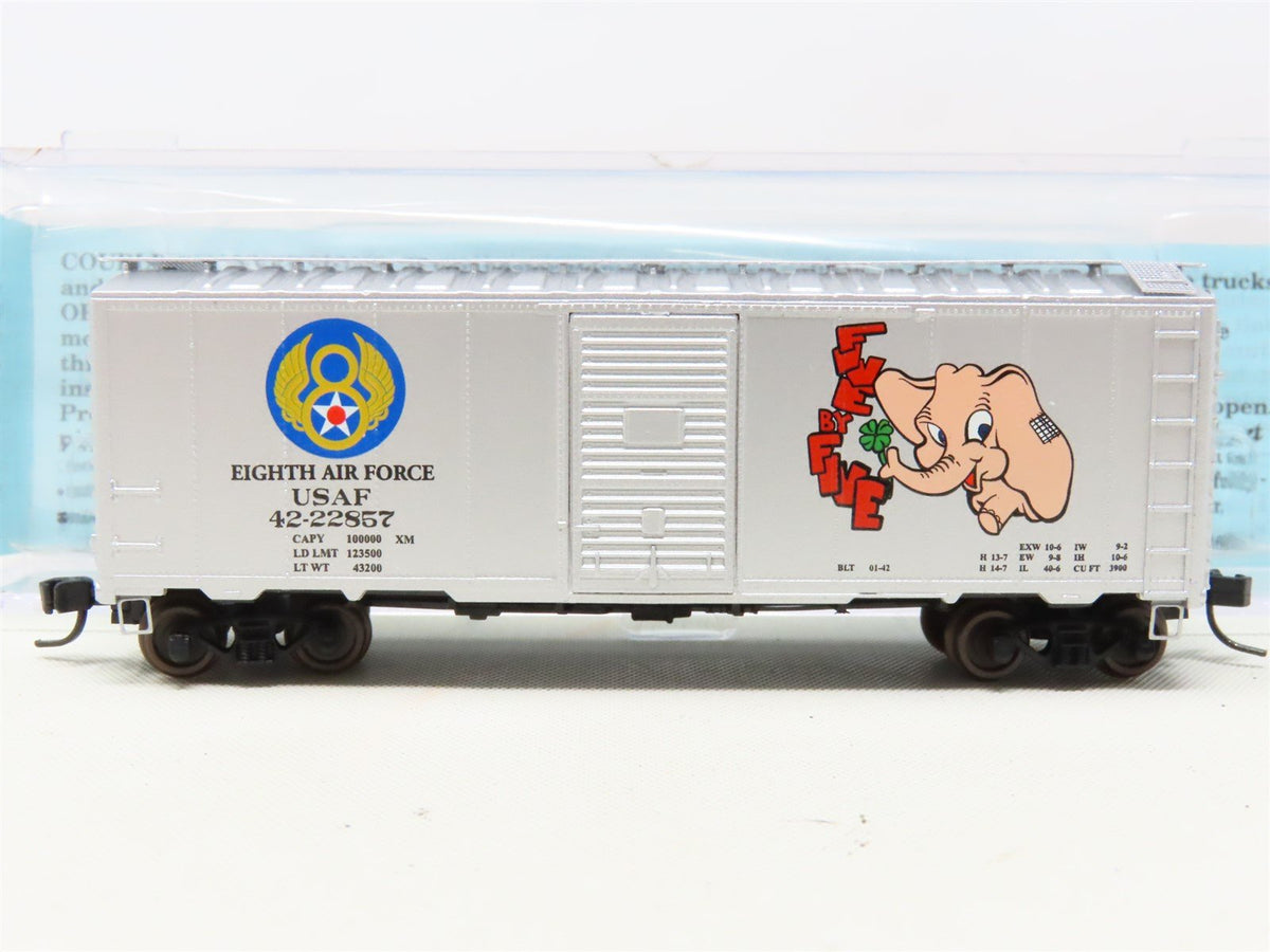 N Scale Deluxe Innovations #240361 USAF &quot;Five By Five&quot; Box Car #42-22857