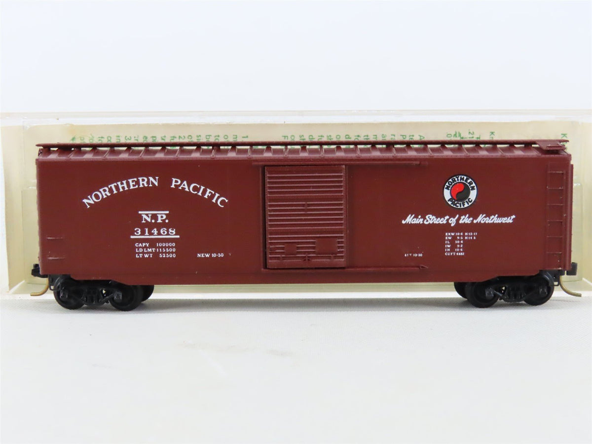 N Kadee Micro-Trains MTL 31170 NP Northern Pacific 50&#39; Boxcar 31468 - Blue Label