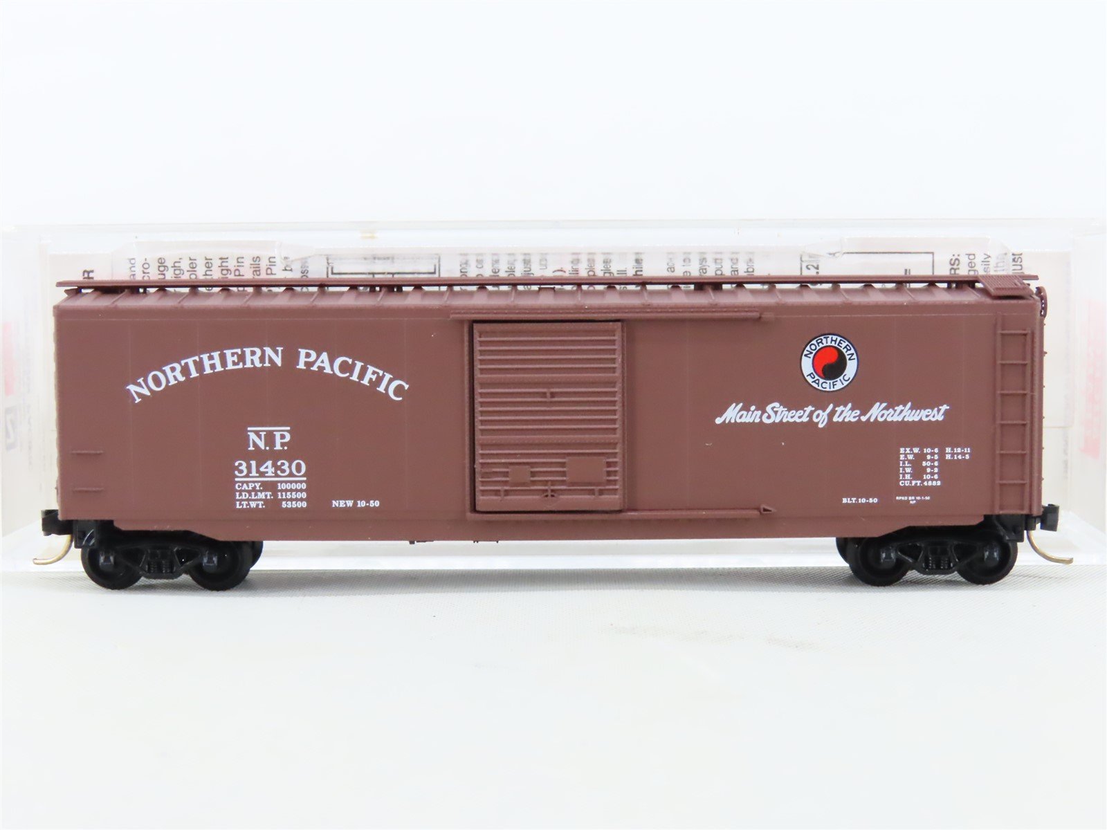 N Scale Micro-Trains MTL 31060 NP Northern Pacific 50' Box Car #31430