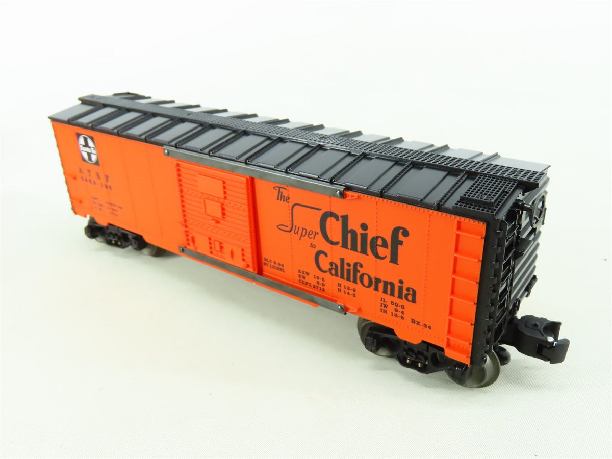 O Gauge 3-Rail Lionel 6-19282 ATSF &quot;Super Chief to California&quot; Boxcar #6464-196