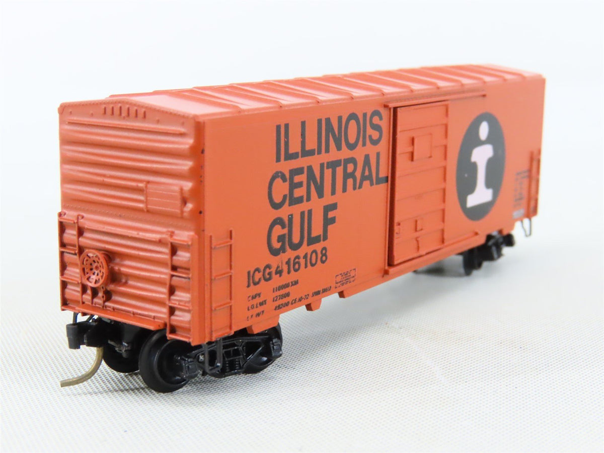 N Kadee Micro-Trains MTL 24298 ICG Illinois Central Gulf 40&#39; Boxcar - Blue Label