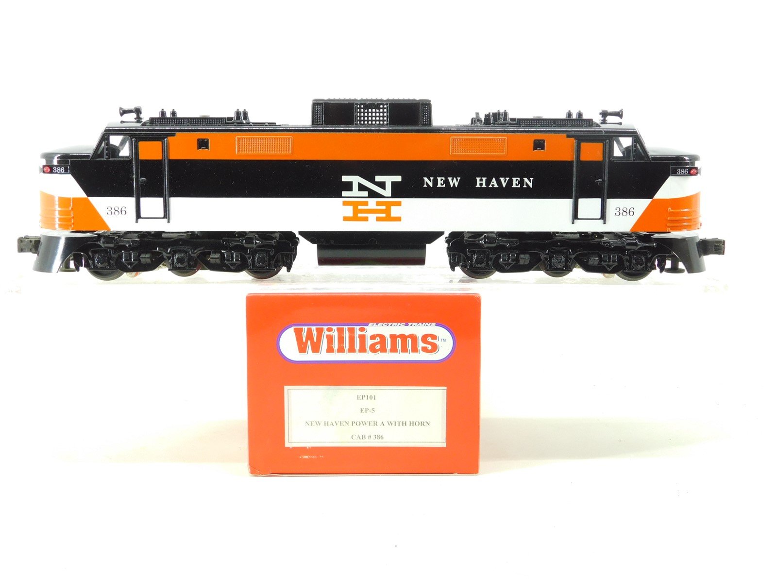 O Gauge 3-Rail Williams EP101 NH New Haven EP-5 Electric Locomotive #386
