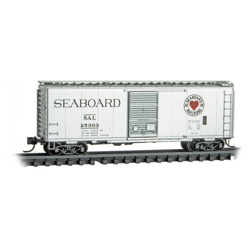 N Micro-Trains MTL 02000387 SAL Seaboard Air Line 40&#39; Single Door Box Car #25303