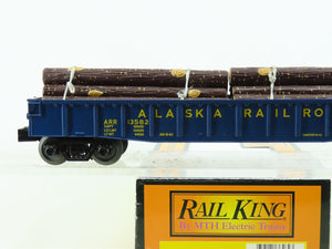 O27 Gauge 3-Rail MTH RailKing 30-72148 ARR Alaska Gondola #13582 w/Log Load