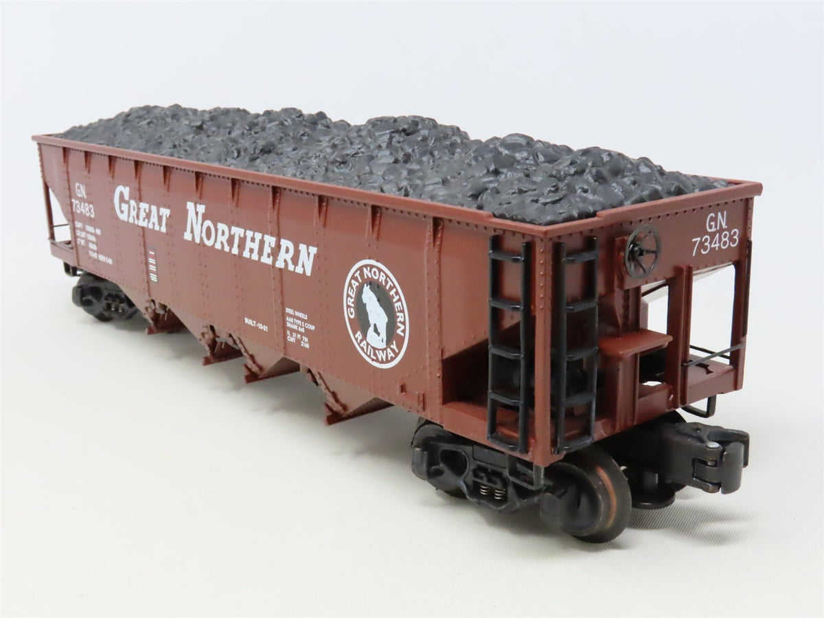 O Gauge 3-Rail K-Line K623-1591 GN Great Northern 4-Bay Hopper #73483 w/Load