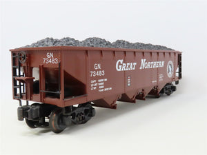 O Gauge 3-Rail K-Line K623-1591 GN Great Northern 4-Bay Hopper #73483 w/Load