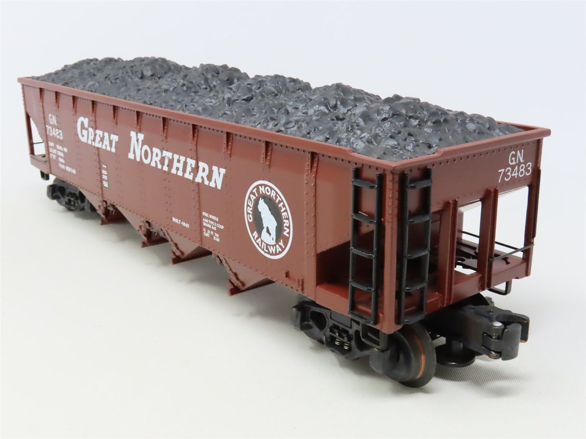 O Gauge 3-Rail K-Line K623-1591 GN Great Northern 4-Bay Hopper #73483 w/Load