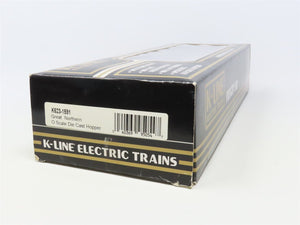 O Gauge 3-Rail K-Line K623-1591 GN Great Northern 4-Bay Hopper #73483 w/Load