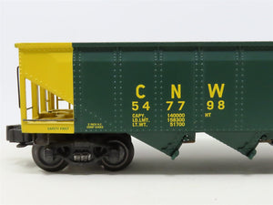 O Gauge 3-Rail K-Line K623-9013 CNW Chicago & North Western 4-Bay Hopper #547798