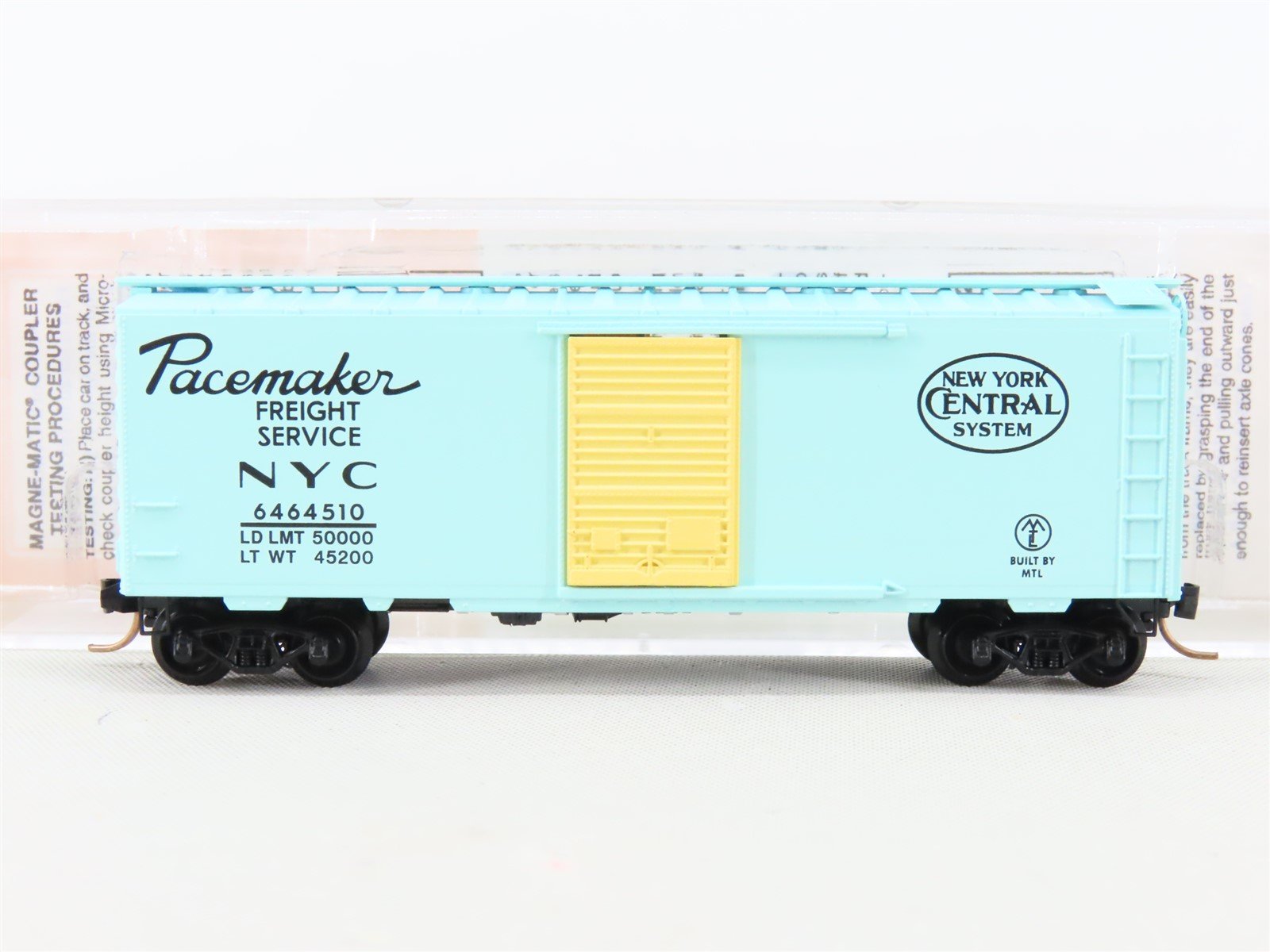 N Scale Micro-Trains MTL 6464-510 NYC New York Central Pacemaker Box Car 6464510