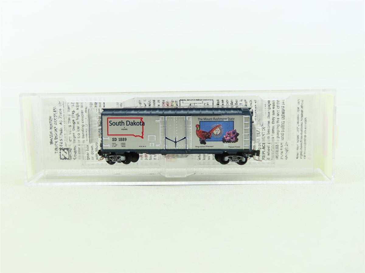 Z Scale Micro-Trains MTL 50200549 SD South Dakota 40&#39; Standard Box Car #1889