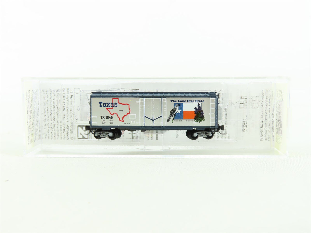 Z Scale Micro-Trains MTL 50200503 TX Texas &quot;Lone Star State&quot; 40&#39; Box Car #1845