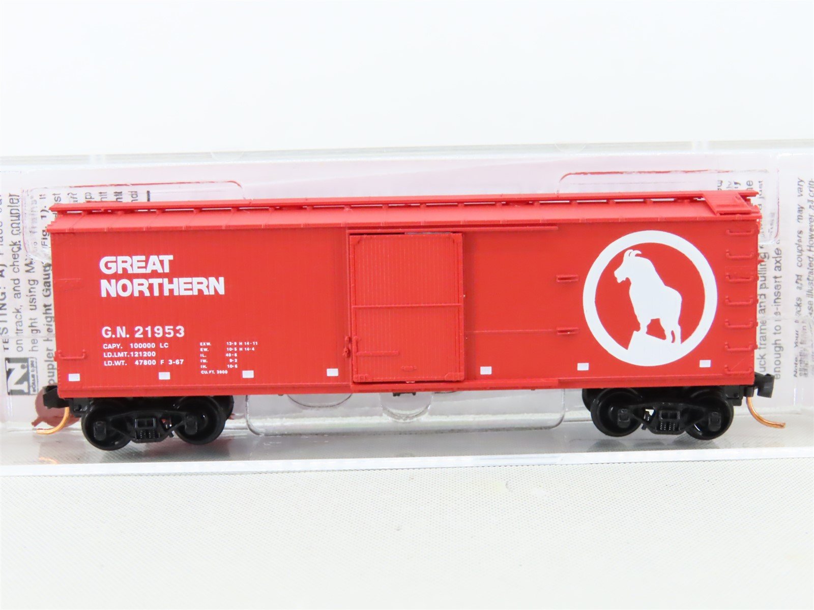 N Scale Micro-Trains MTL 04200150 GN Great Northern Single Door Box Car #21953