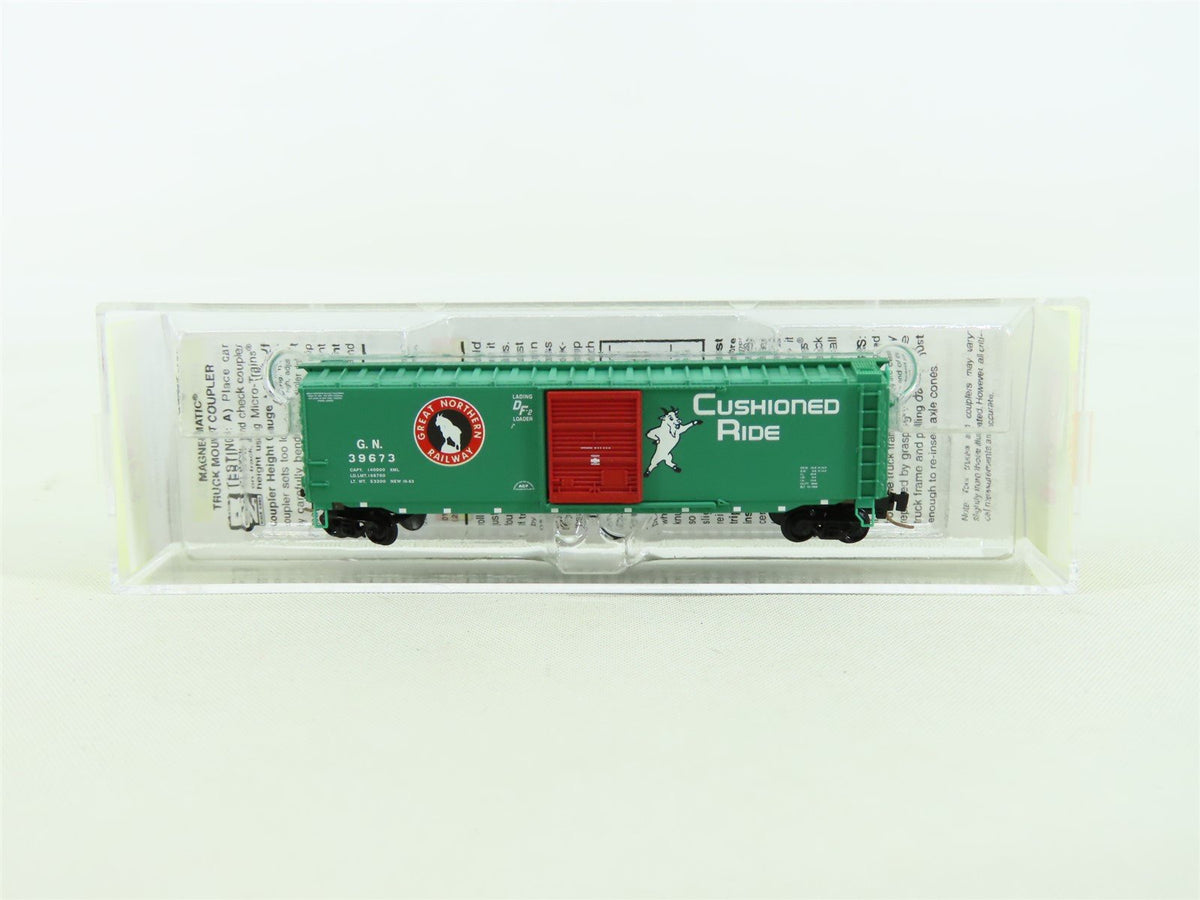 Z Scale Micro-Trains MTL 50500402 GN Great Northern &quot;Goat&quot; 50&#39; Box Car #39673