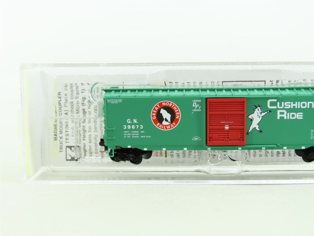 Z Scale Micro-Trains MTL 50500402 GN Great Northern &quot;Goat&quot; 50&#39; Box Car #39673