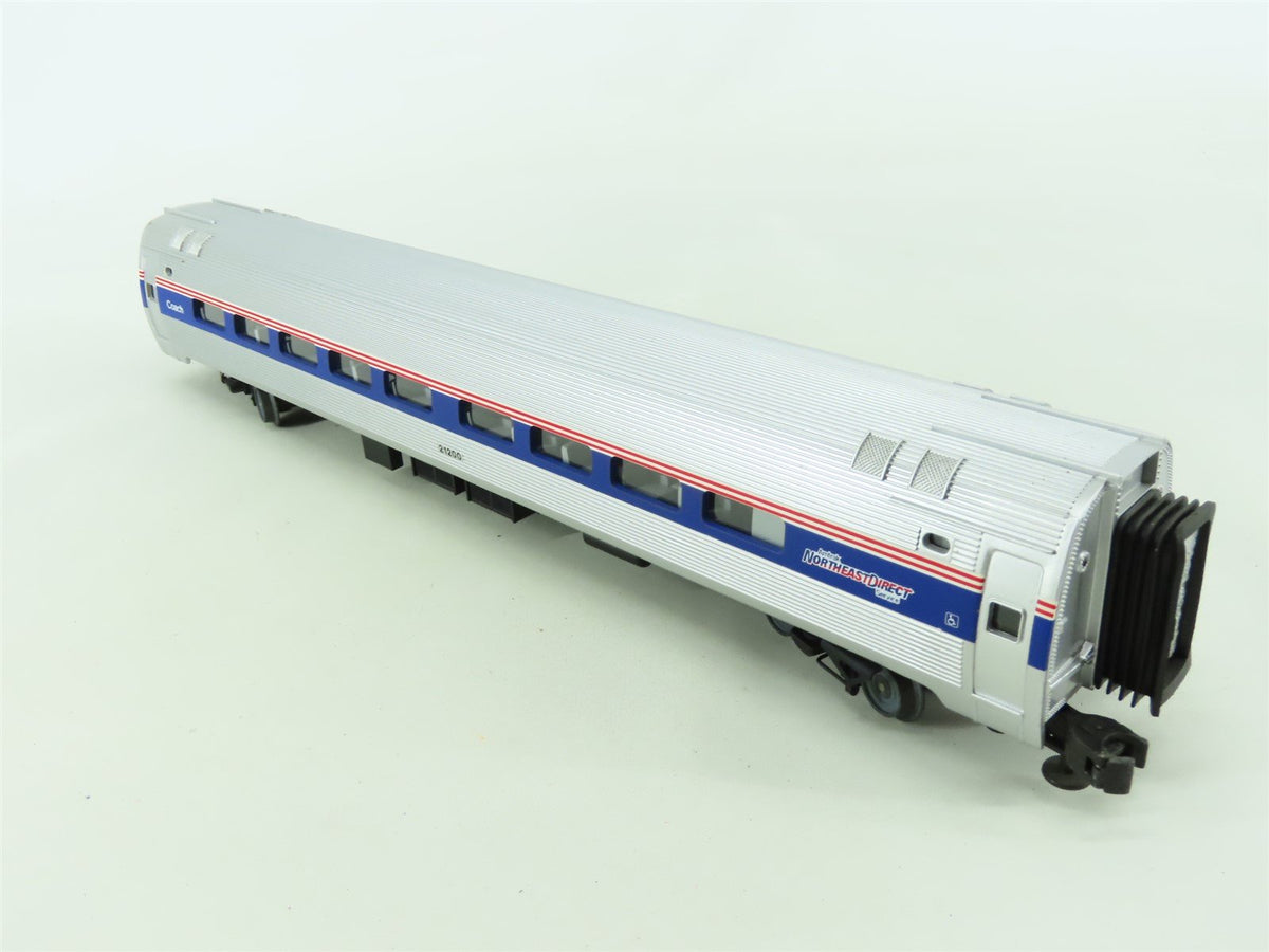 O Gauge 3-Rail MTH 20-6656 Amtrak Amfleet Coach Passenger 2-Car Set