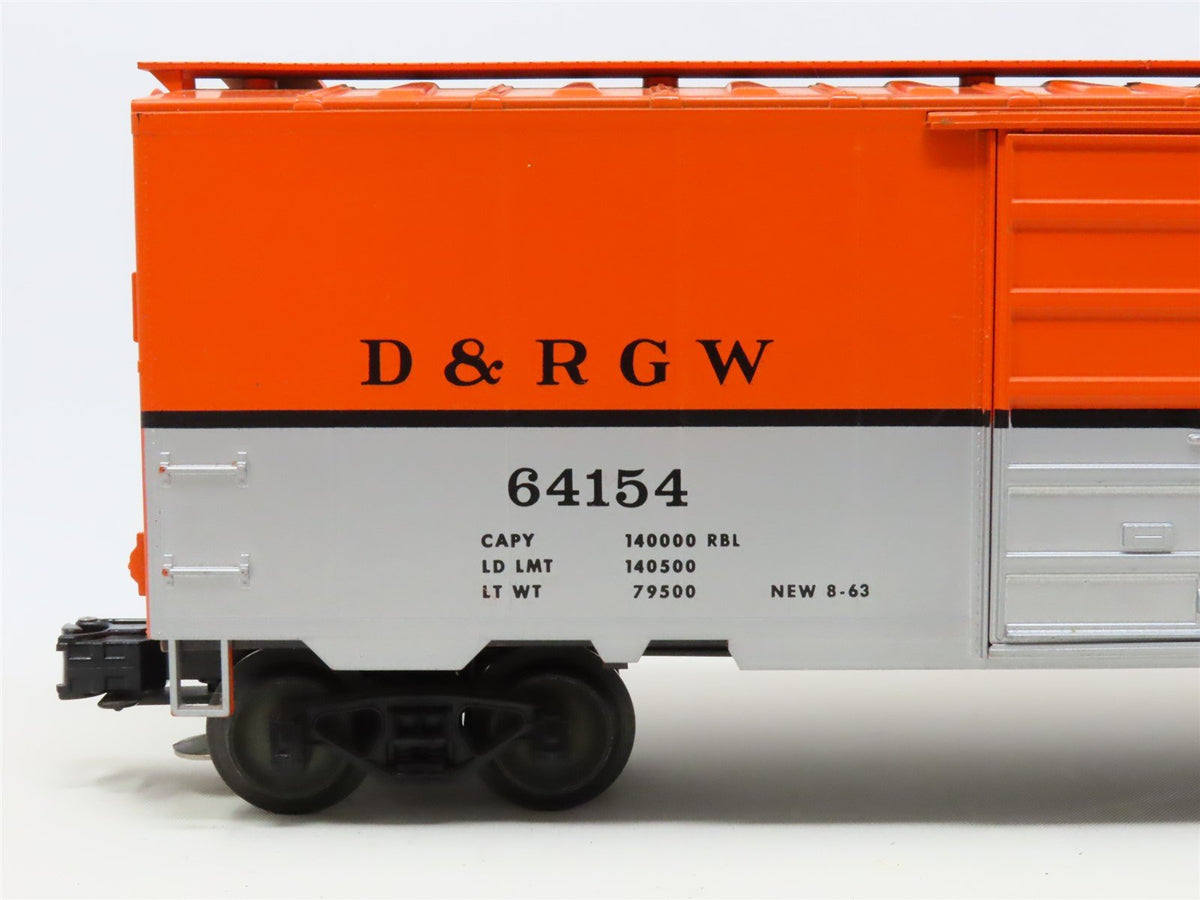 O Gauge 3-Rail Weaver 3087 D&amp;RGW Rio Grande PS-1 40&#39; Box Car #64154