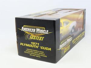 1:18 Scale Ertl American Muscle 10 Fastest Die-Cast 32751 1971 Plymouth 'Cuda