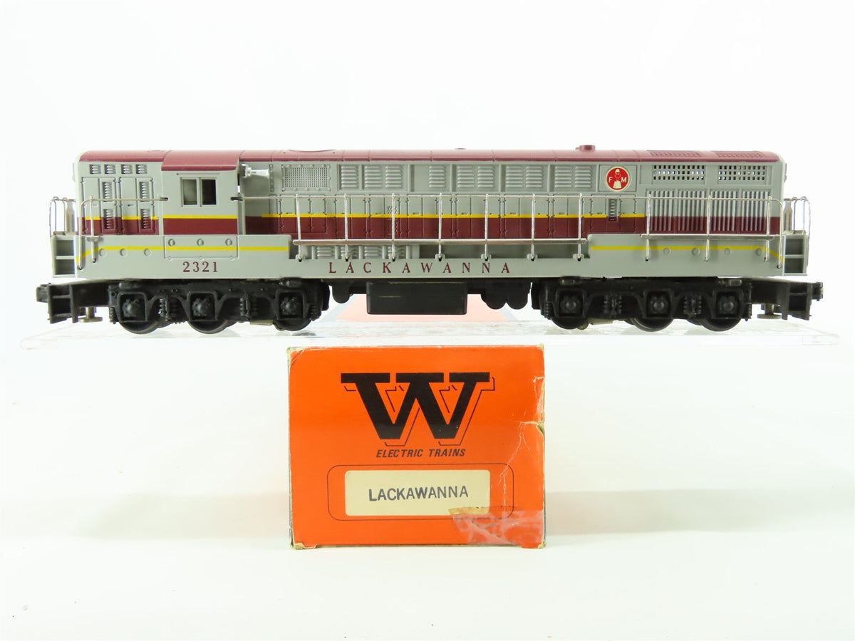 O Gauge 3-Rail Williams Crown Edition DL&amp;W Lackawanna Trainmaster Diesel #2321