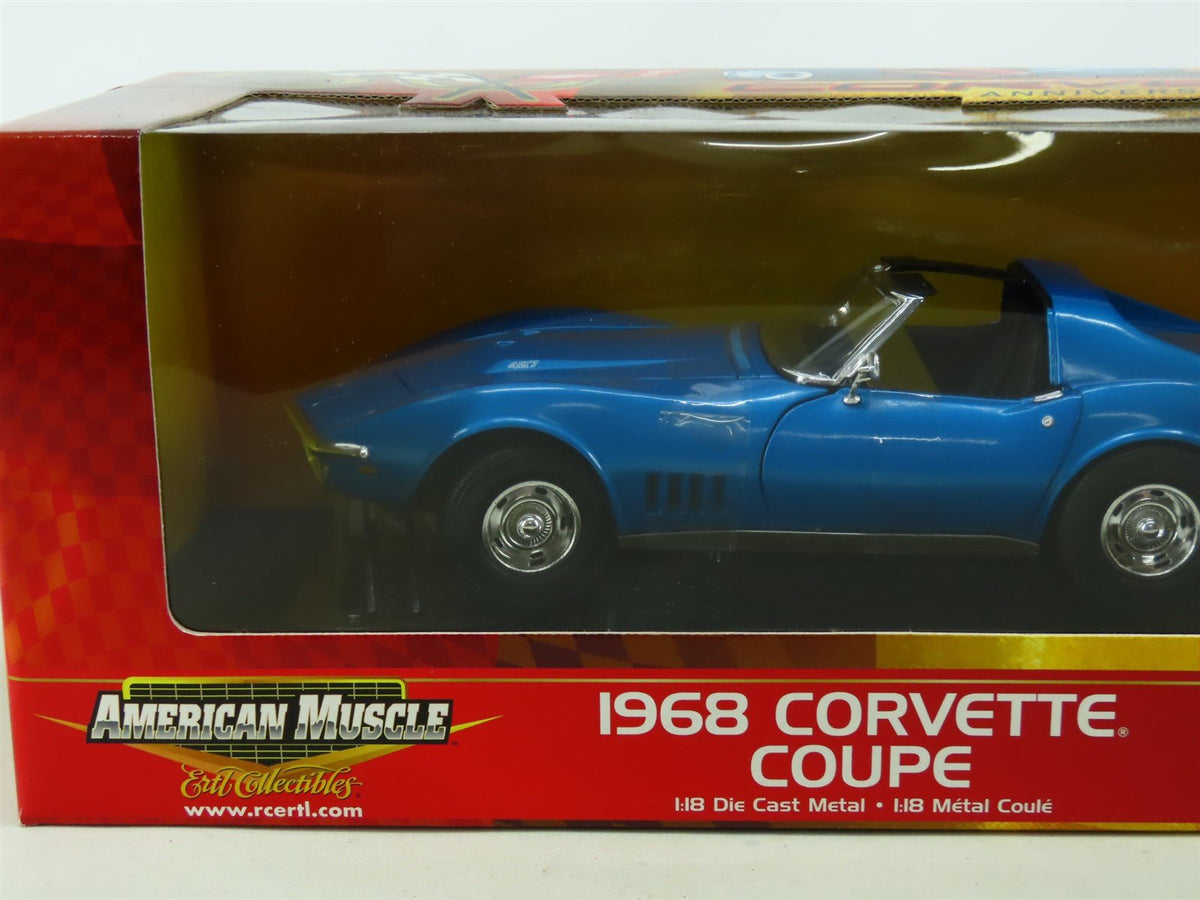 1:18 Scale Ertl American Muscle Die-Cast 33404 1968 Corvette Coupe