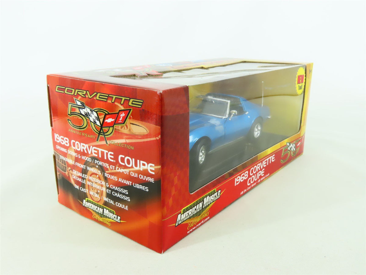 1:18 Scale Ertl American Muscle Die-Cast 33404 1968 Corvette Coupe