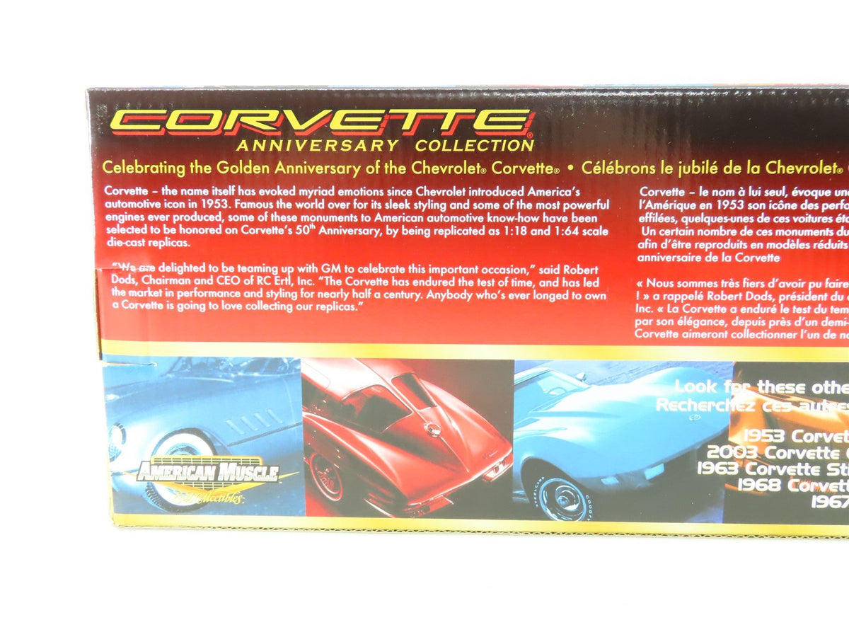 1:18 Scale Ertl American Muscle Die-Cast 33404 1968 Corvette Coupe