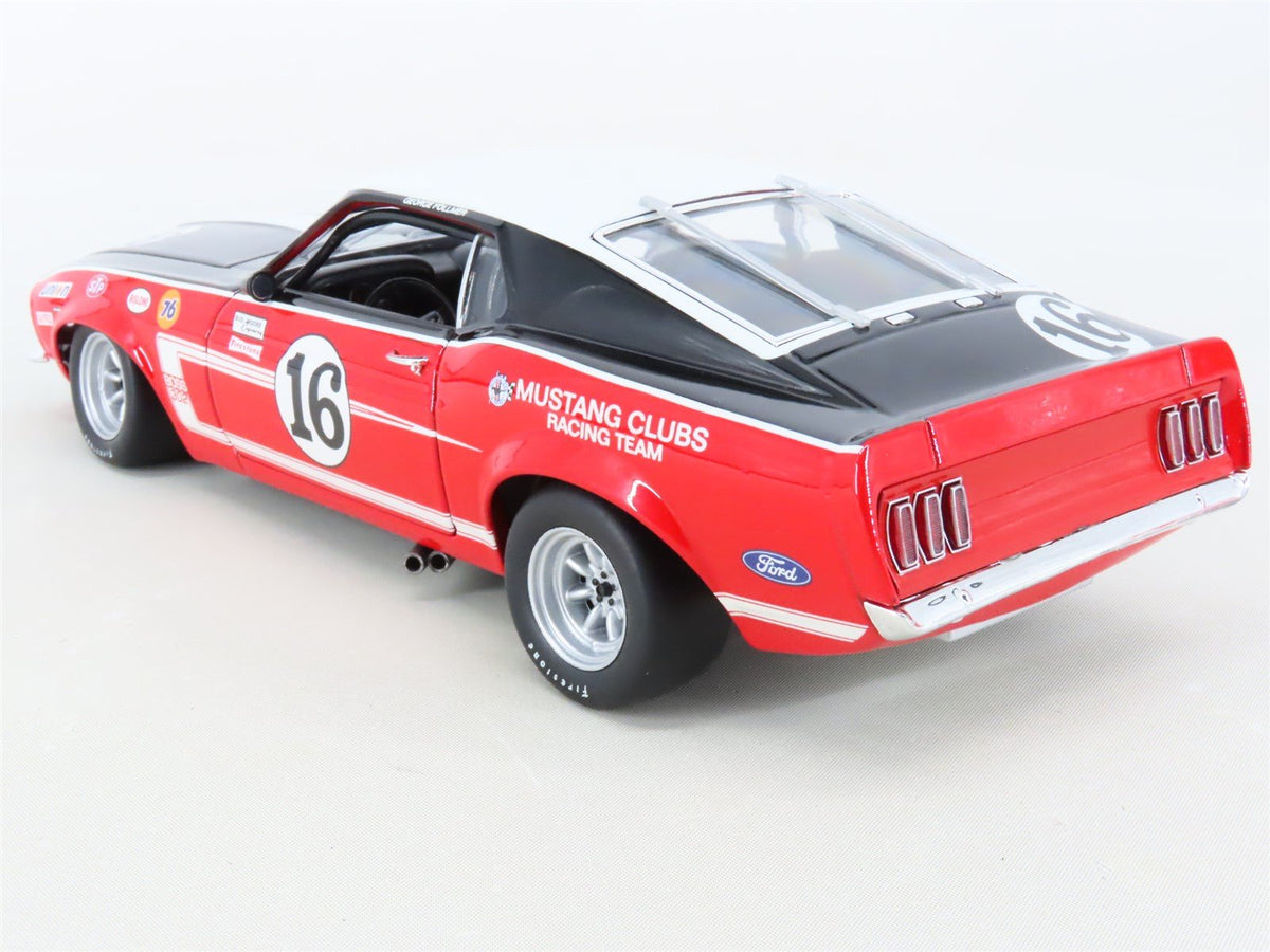 1:18 Scale WELLY Boss 302 Die-Cast 1969 George Follmer #16 Trans Am Mustang