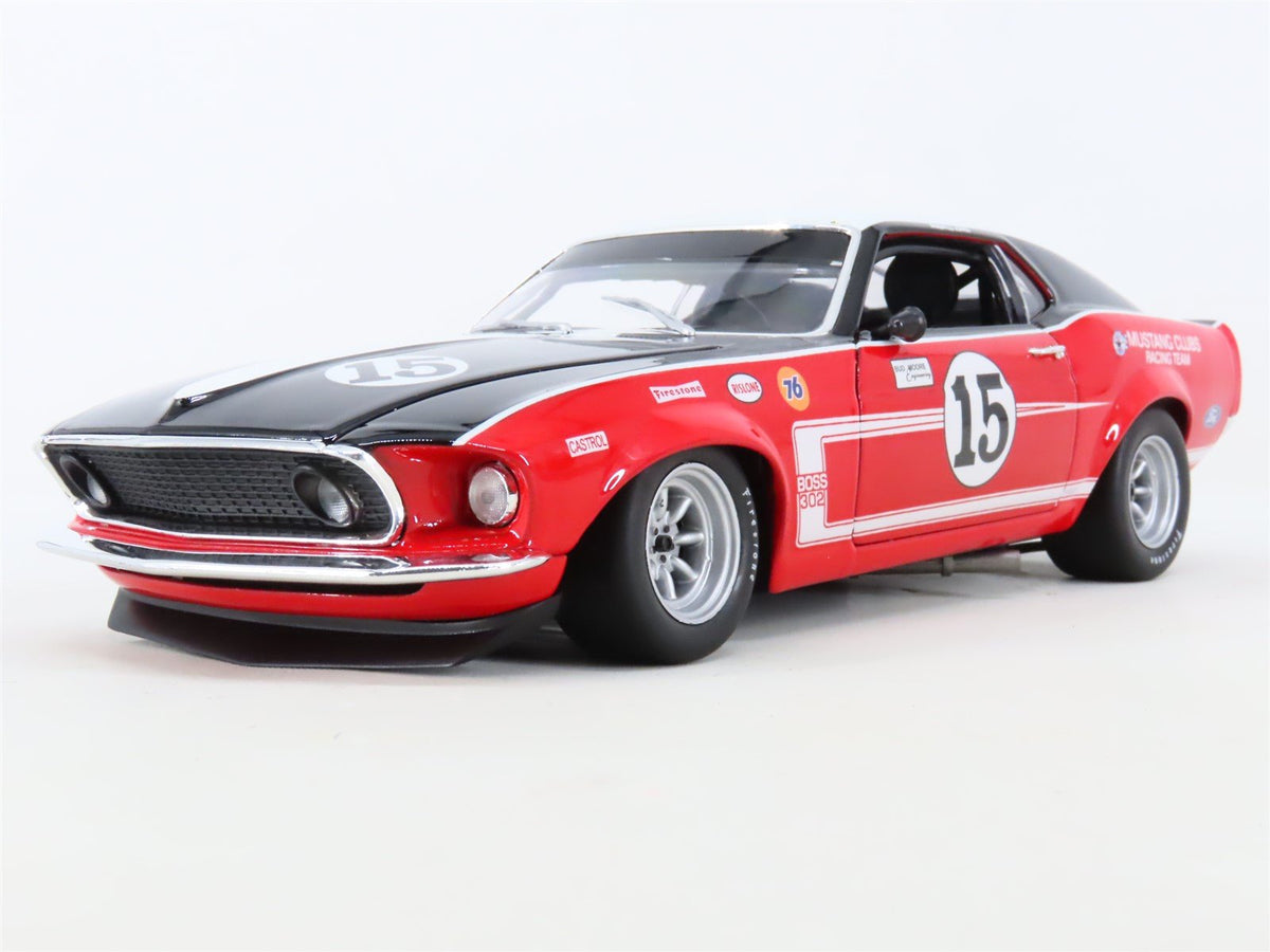 1:18 Scale WELLY Boss 302 Die-Cast 1969 Parnelli Jones #15 Trans Am Mustang