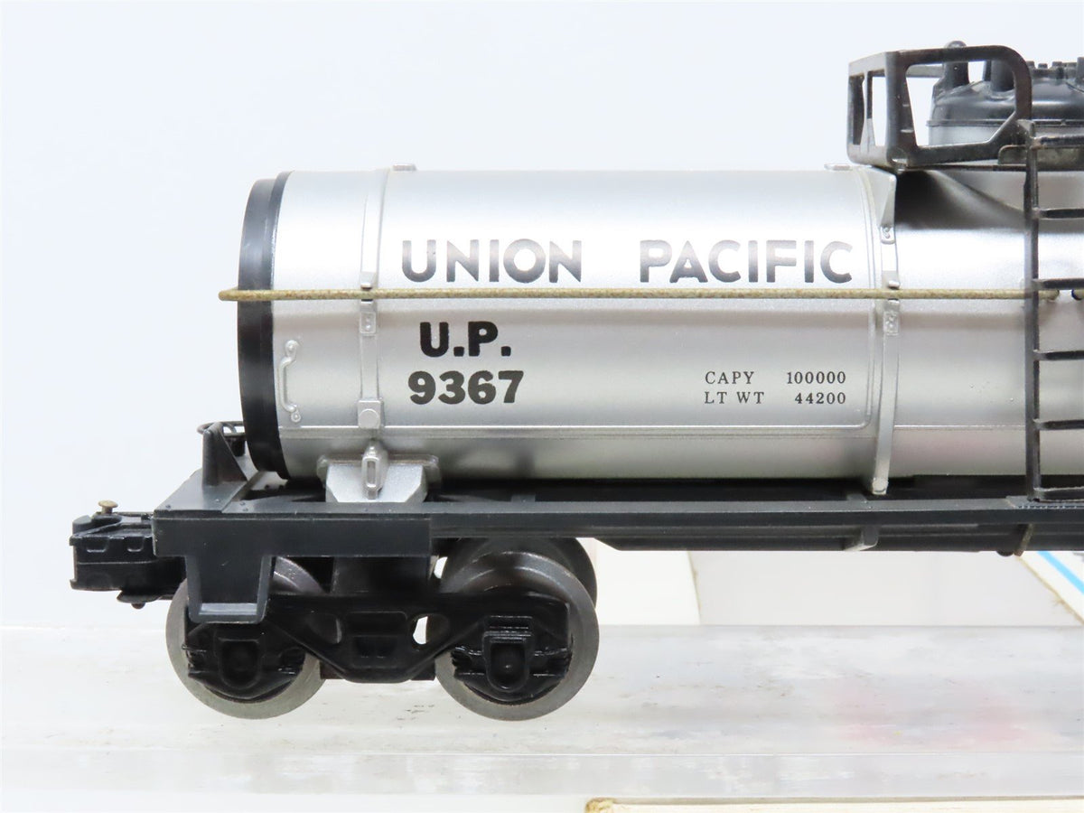 O/O27 Gauge 3-Rail Lionel FAR 2 #6-9367 UP Union Pacific Single Dome Tank Car