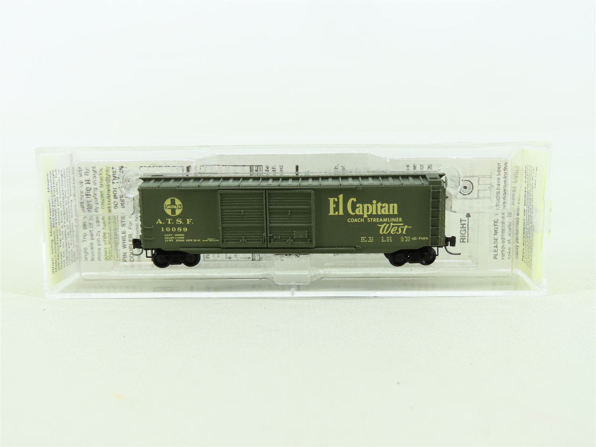 Z Scale Micro-Trains MTL 13740-2 ATSF &quot;El Capitan&quot; 50&#39; Standard Box Car #10089