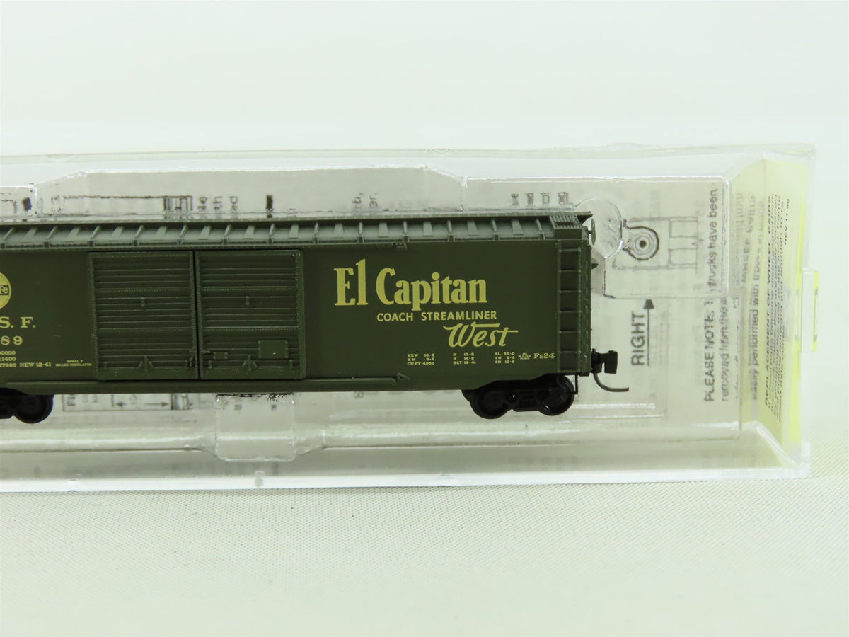 Z Scale Micro-Trains MTL 13740-2 ATSF &quot;El Capitan&quot; 50&#39; Standard Box Car #10089
