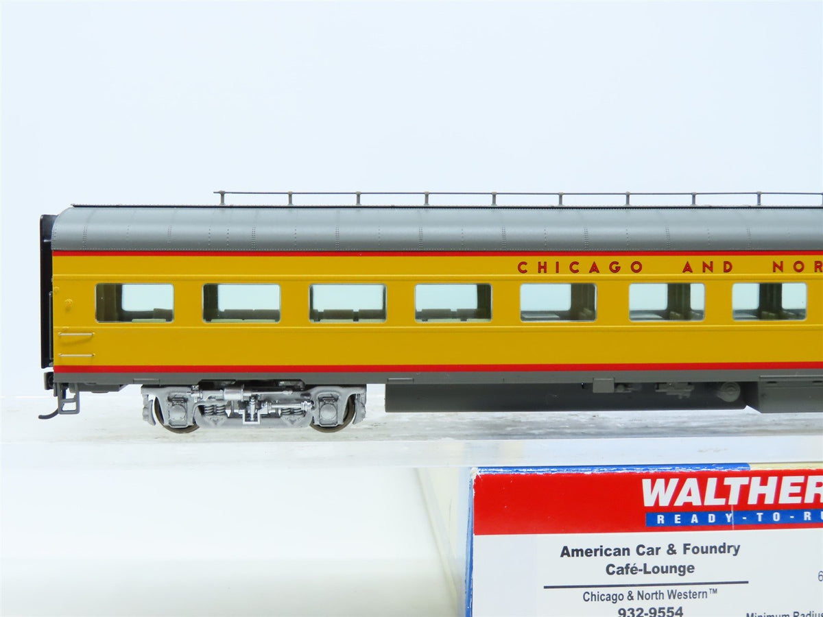 HO Scale Walthers 932-9554 CNW Chicago North Western Café Lounge Passenger