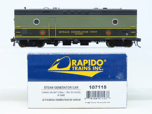 HO Scale Rapido 107115 CN Canadian National Steam Generator Car #15466