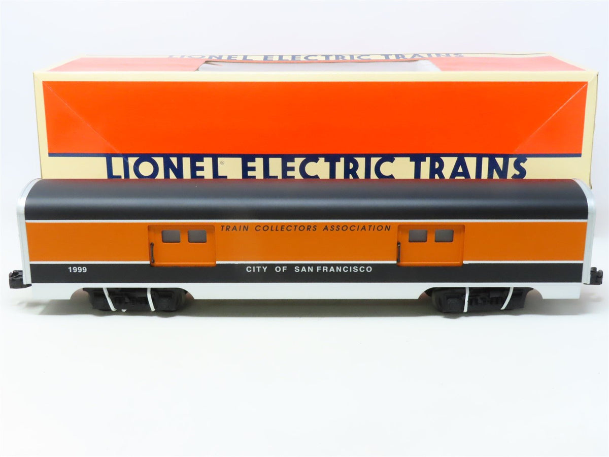 O Gauge 3-Rail Lionel 6-52155 1999 TCA Baggage Passenger &quot;City Of San Francisco&quot;