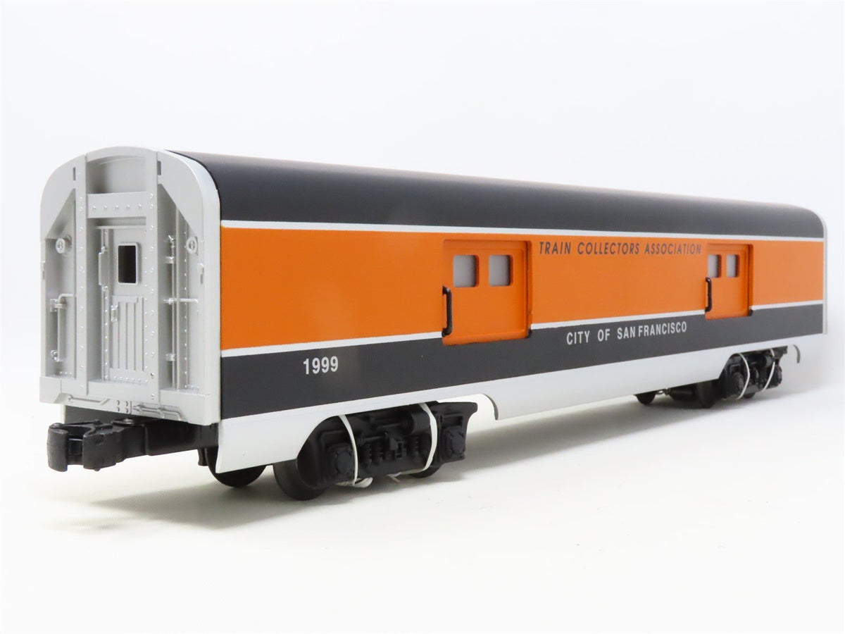 O Gauge 3-Rail Lionel 6-52155 1999 TCA Baggage Passenger &quot;City Of San Francisco&quot;