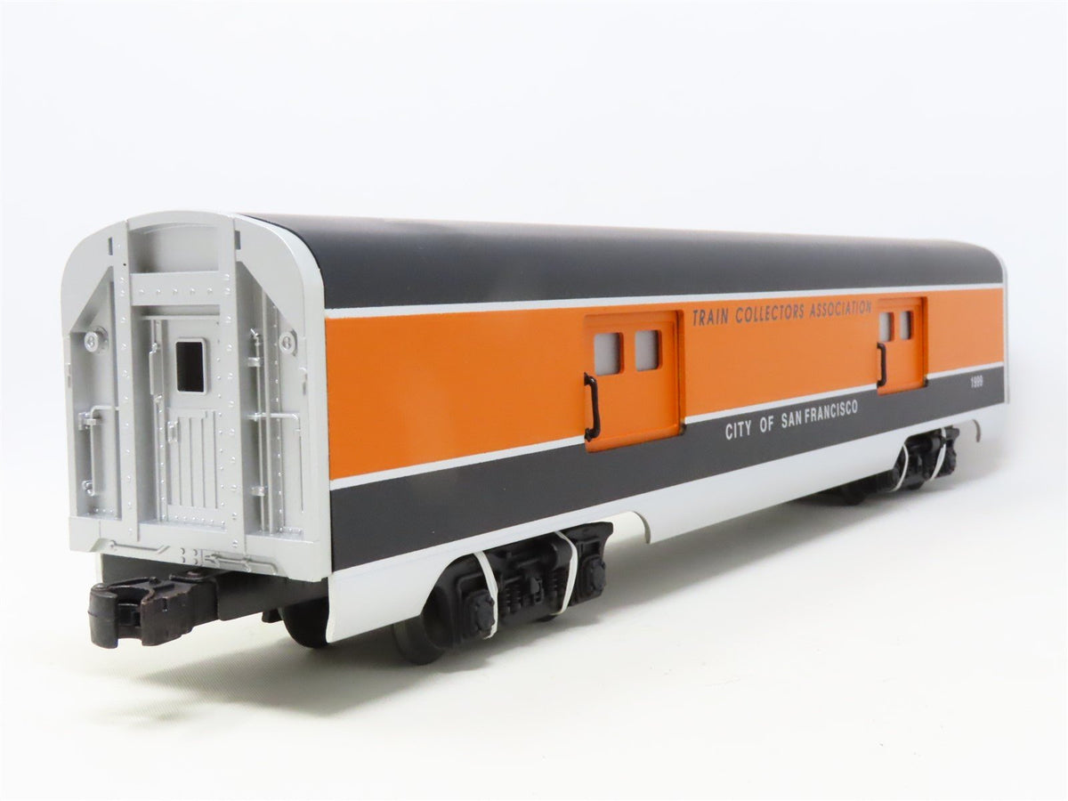 O Gauge 3-Rail Lionel 6-52155 1999 TCA Baggage Passenger &quot;City Of San Francisco&quot;